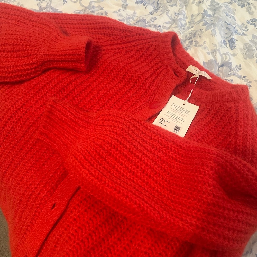 Red Sézane Emile Carigan! - NWT Red (sold out online)